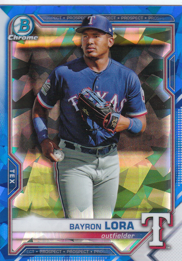 2021 Bowman Chrome Sapphire Baseball "Prospects" Insert Cards - Bild 94 von 101