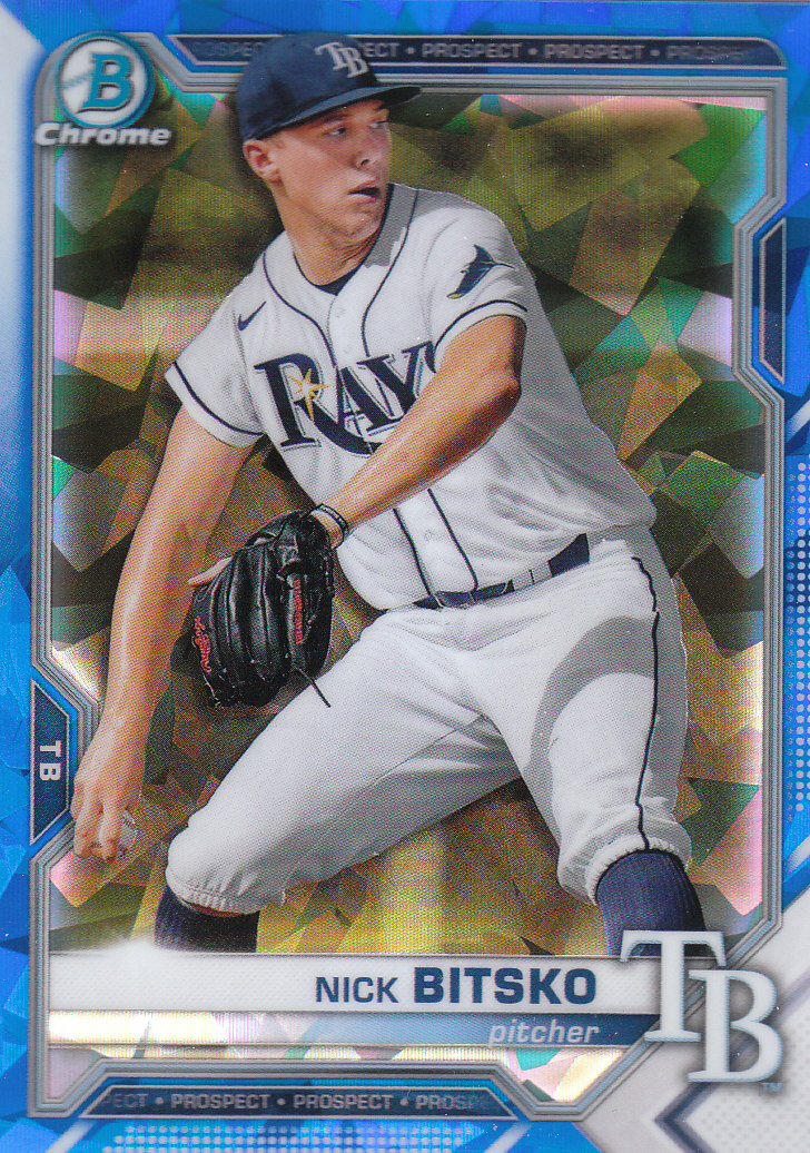 2021 Bowman Chrome Sapphire Baseball "Prospects" Insert Cards - Bild 98 von 101