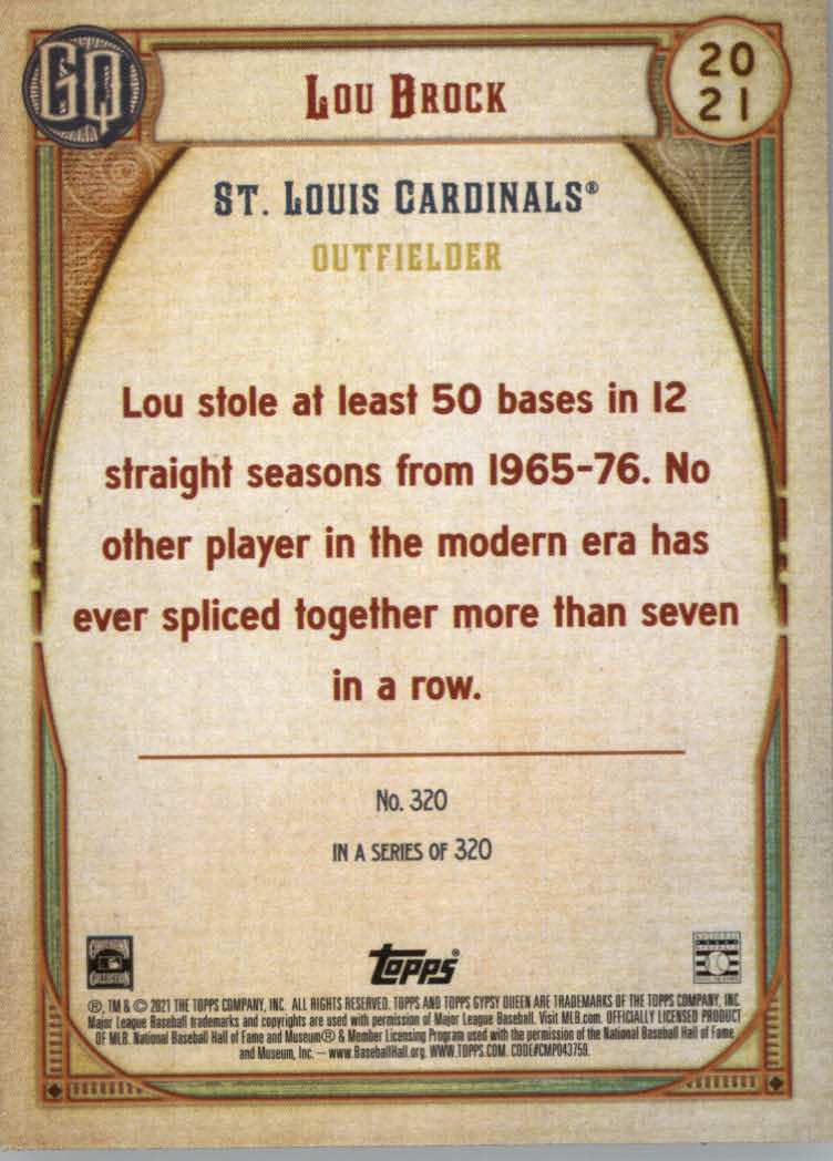 Tarjetas de inserción ""Paralelo y variación"" de béisbol Topps Gypsy Queen 2021 - Imagen 51 de 85