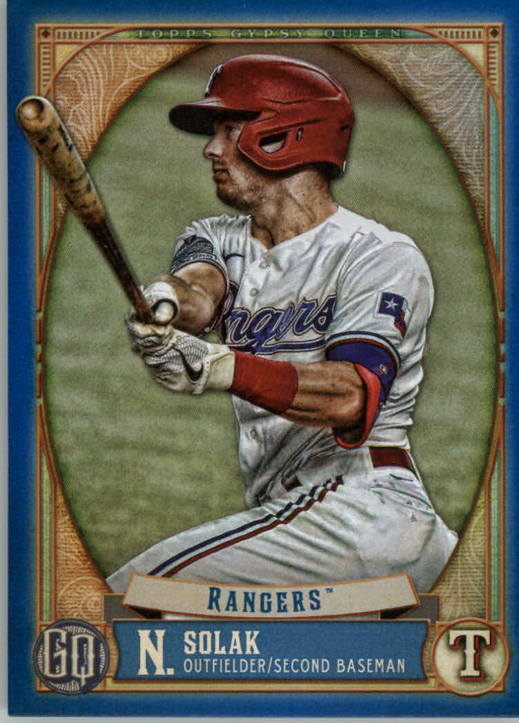 Tarjetas de inserción ""Paralelo y variación"" de béisbol Topps Gypsy Queen 2021 - Imagen 16 de 85