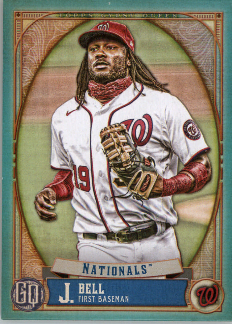 Tarjetas de inserción ""Paralelo y variación"" de béisbol Topps Gypsy Queen 2021 - Imagen 82 de 85