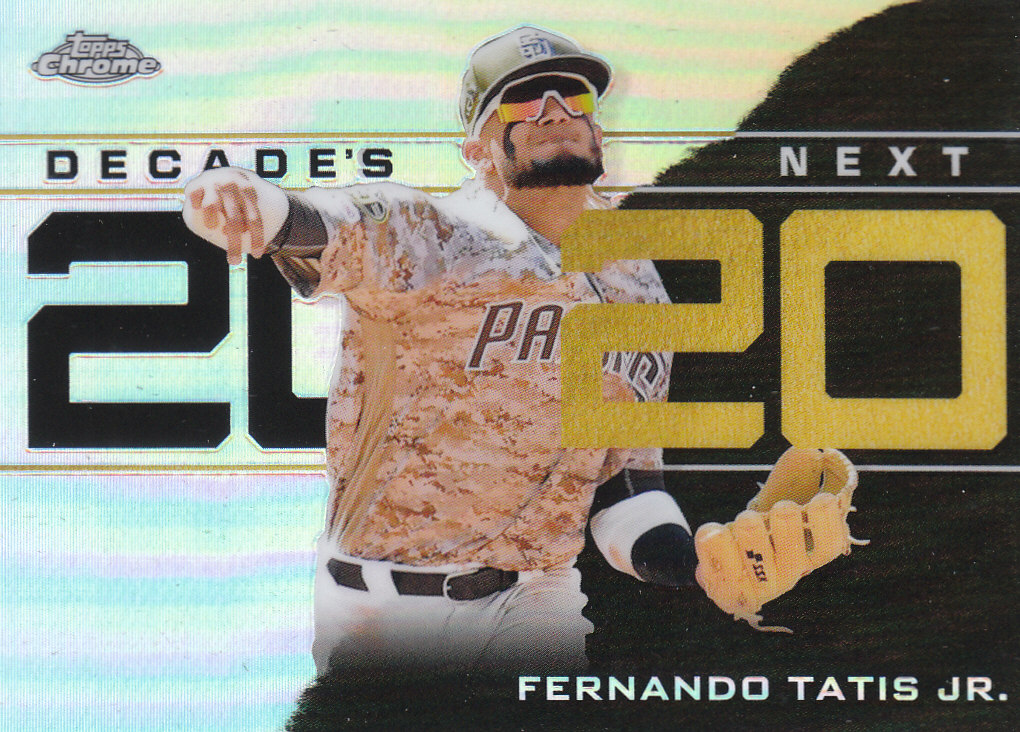 Tarjetas insertadas 2020 Topps Chrome Update de béisbol "Decade's Next" - Imagen 2 de 23
