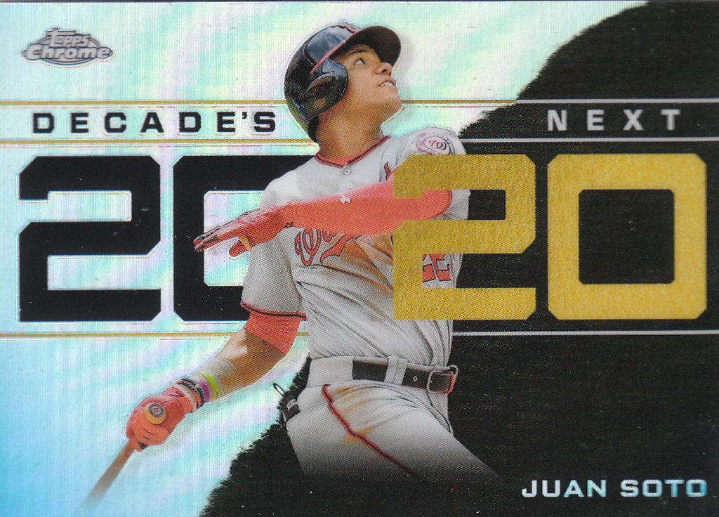 Tarjetas insertadas 2020 Topps Chrome Update de béisbol "Decade's Next" - Imagen 8 de 23