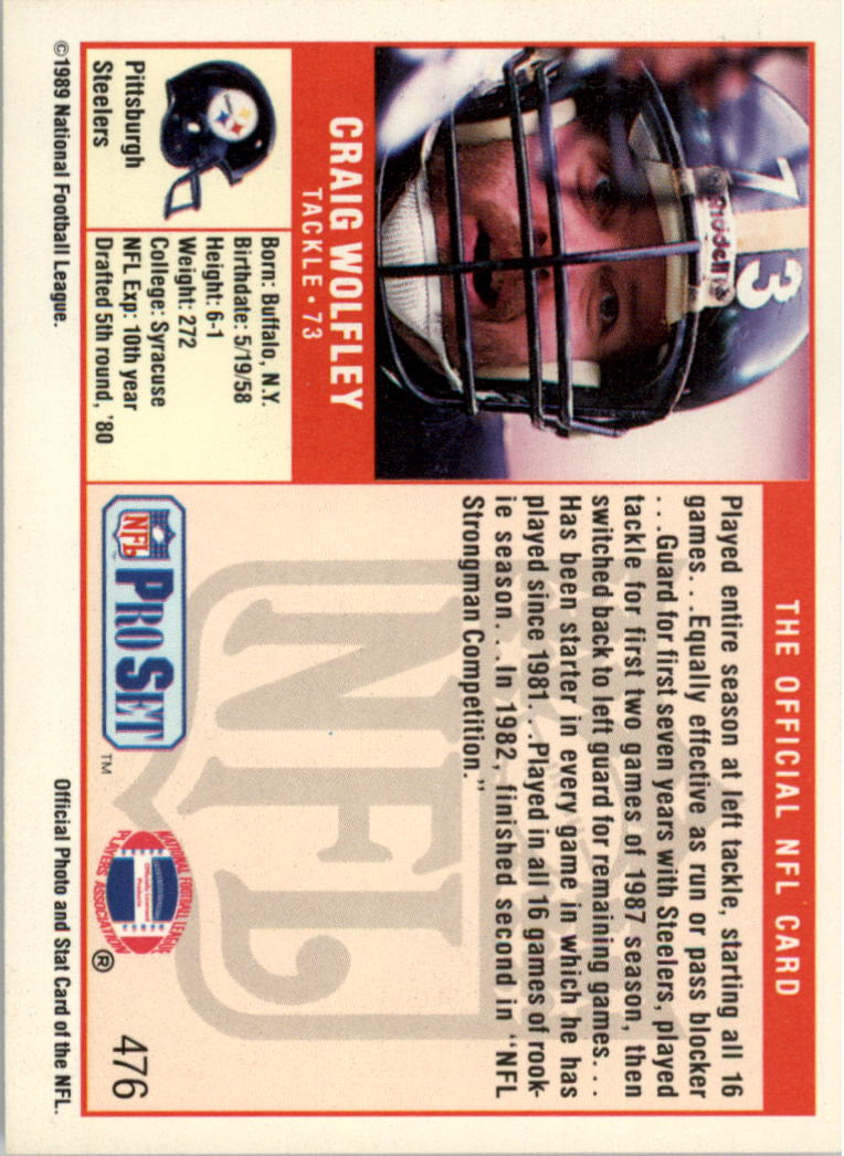 1989 Pro Set Football Card Pick 244-482