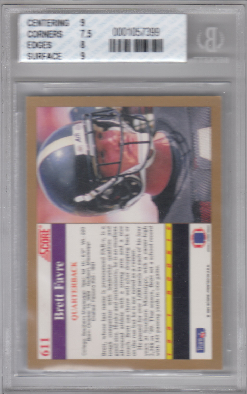 1991 Score Football "Main Set" Cards #501 to #686 Rookies and Veterans - Picture 220 of 361