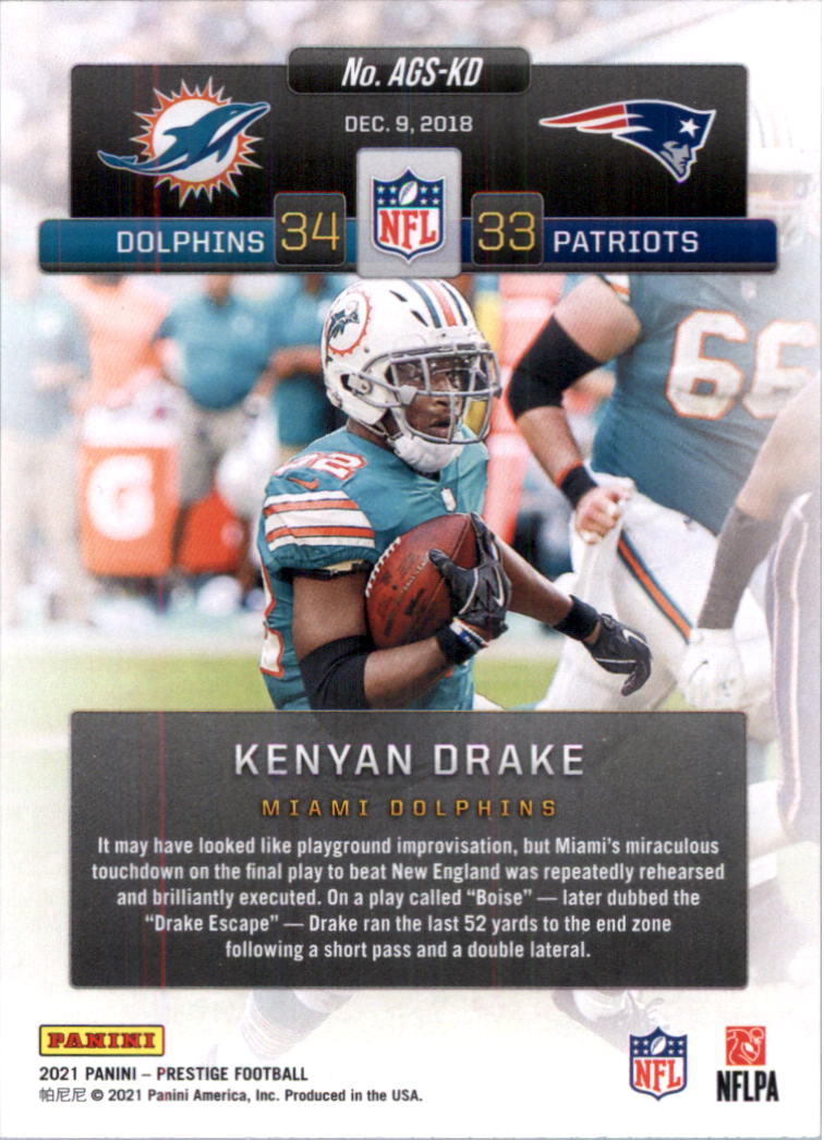 2021 Prestige Any Given Sunday Football Card Pick