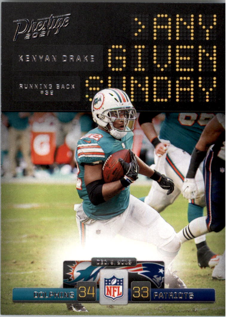 2021 Prestige Any Given Sunday Football Card Pick