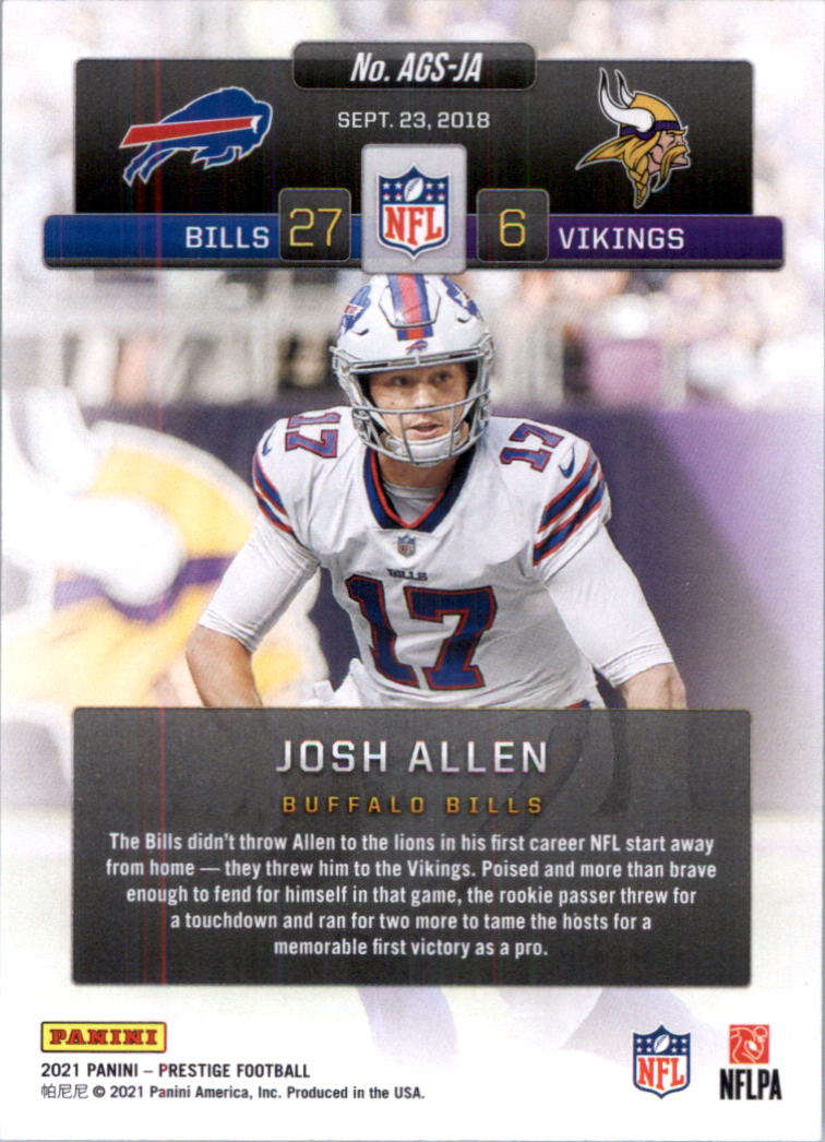 2021 Prestige Any Given Sunday Football Card Pick