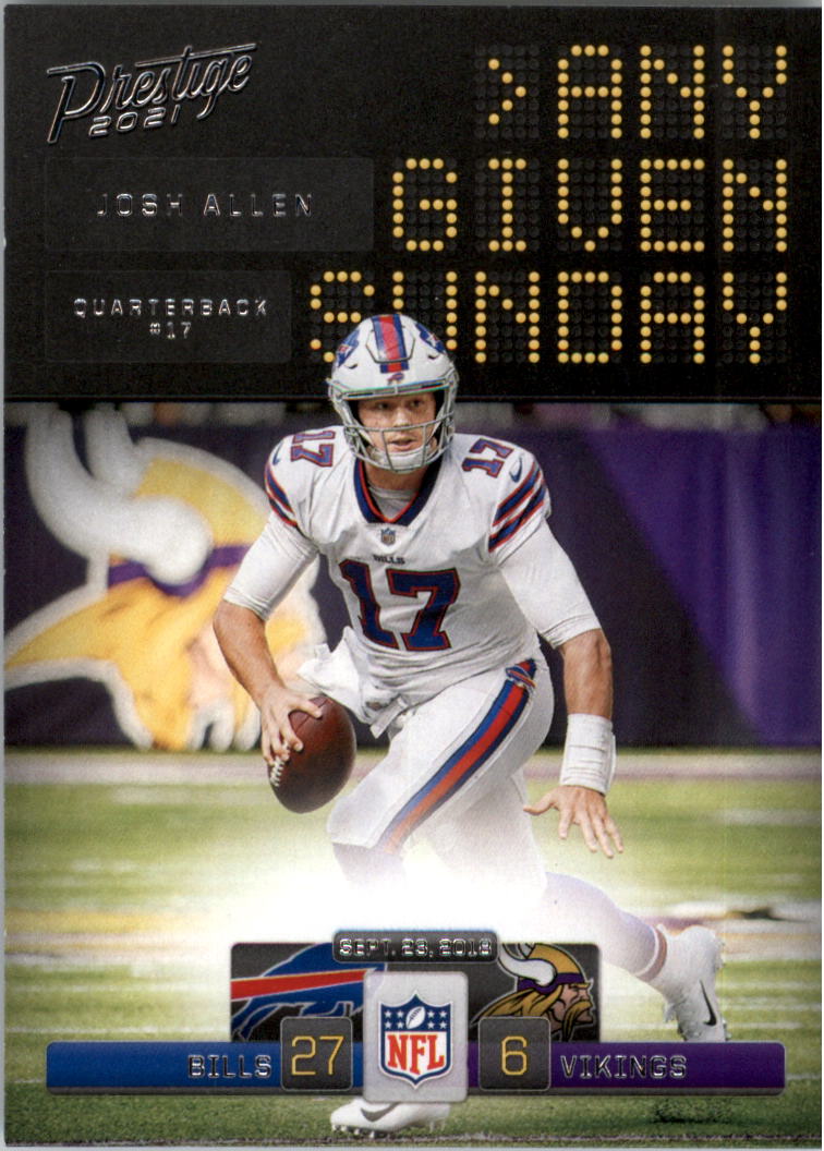 2021 Prestige Any Given Sunday Football Card Pick