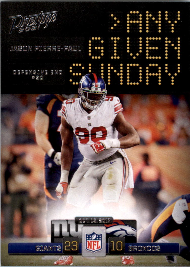 2021 Prestige Any Given Sunday Football Card Pick