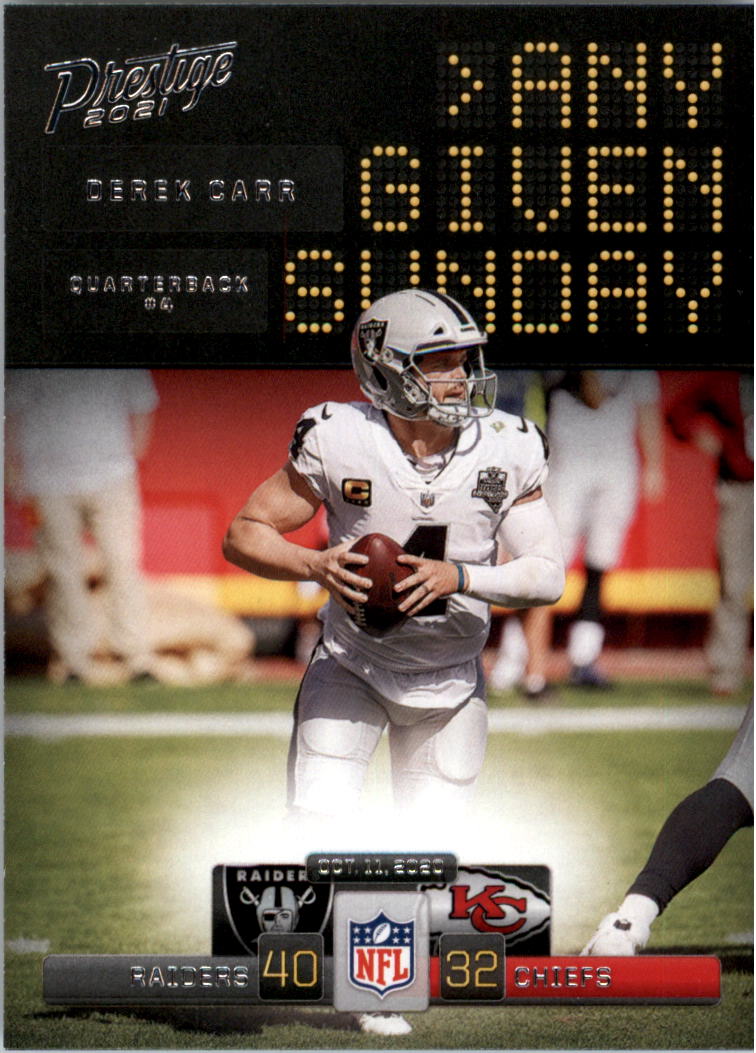 2021 Prestige Any Given Sunday Football Card Pick