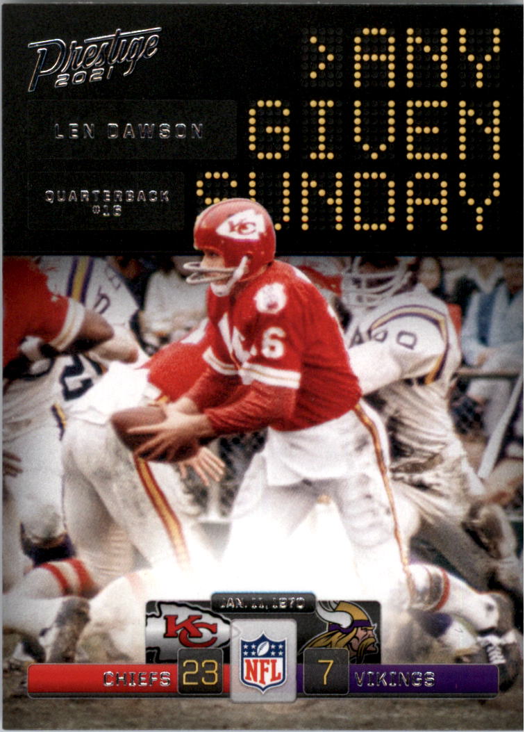 2021 Prestige Any Given Sunday Football Card Pick