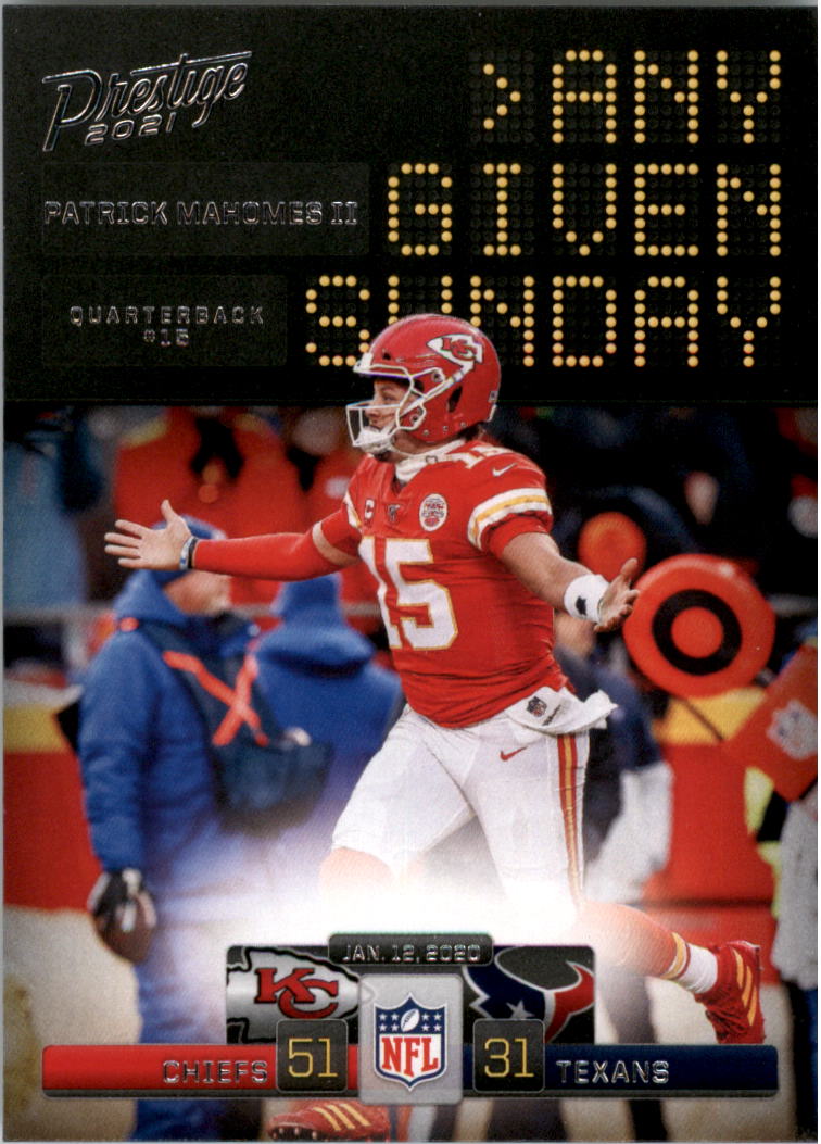 2021 Prestige Any Given Sunday Football Card Pick