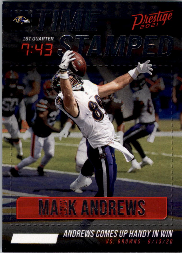 2021 Prestige Time Stamped Football Card Pick