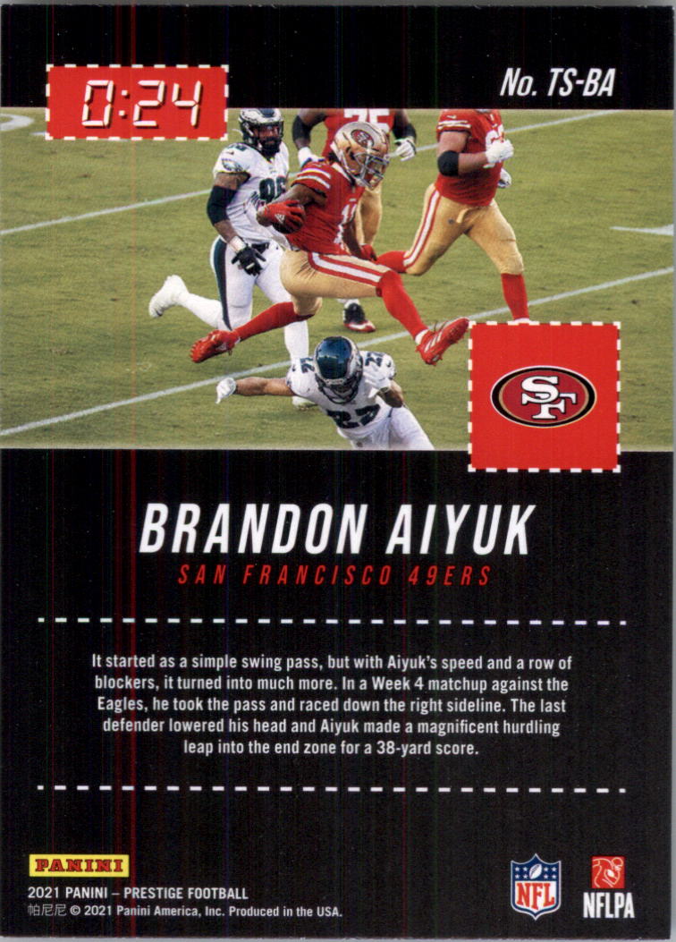 2021 Prestige Time Stamped Football Card Pick