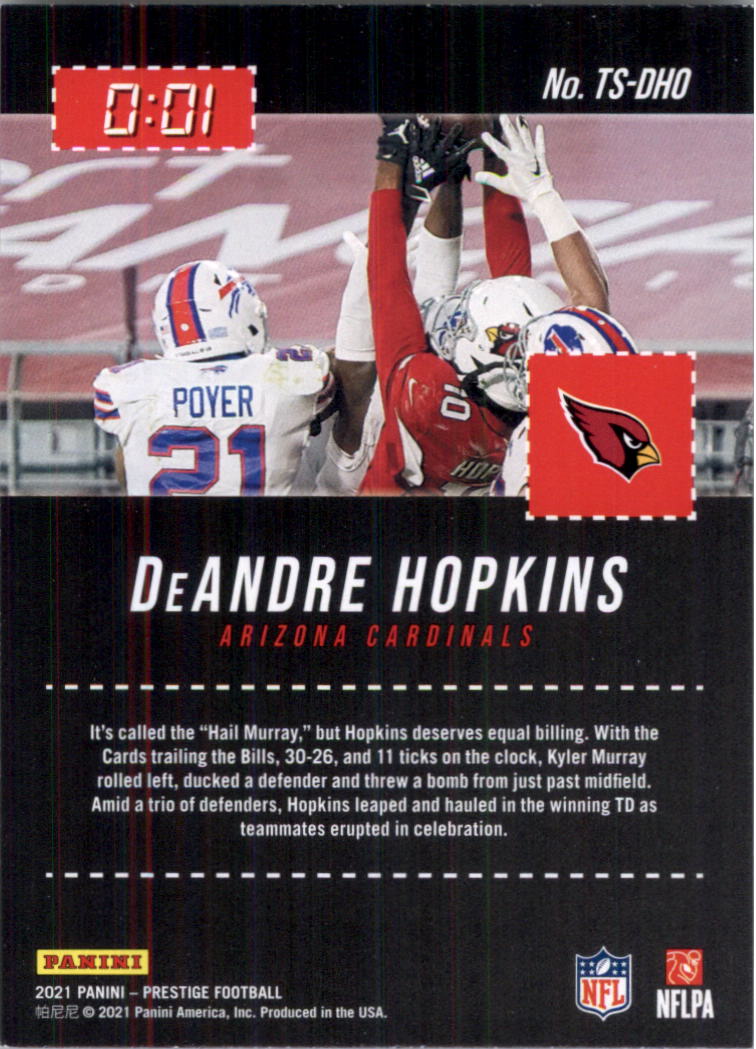 2021 Prestige Time Stamped Football Card Pick