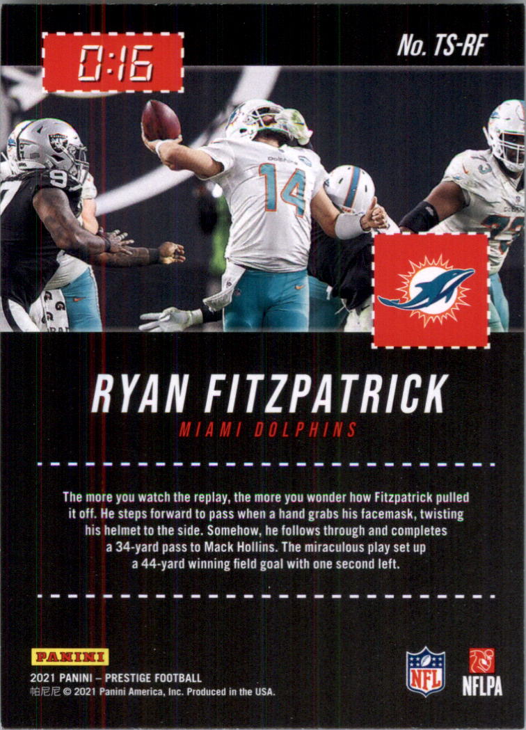 2021 Prestige Time Stamped Football Card Pick