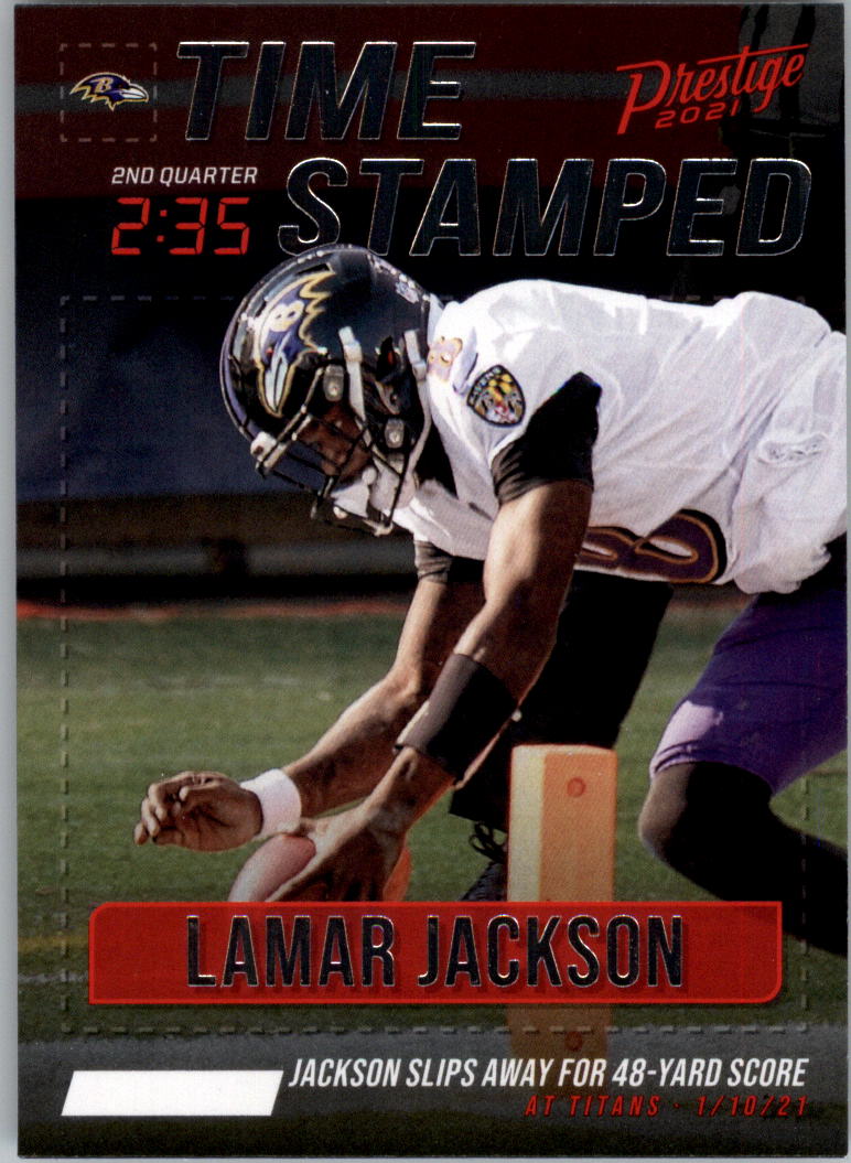 2021 Prestige Time Stamped Football Card Pick