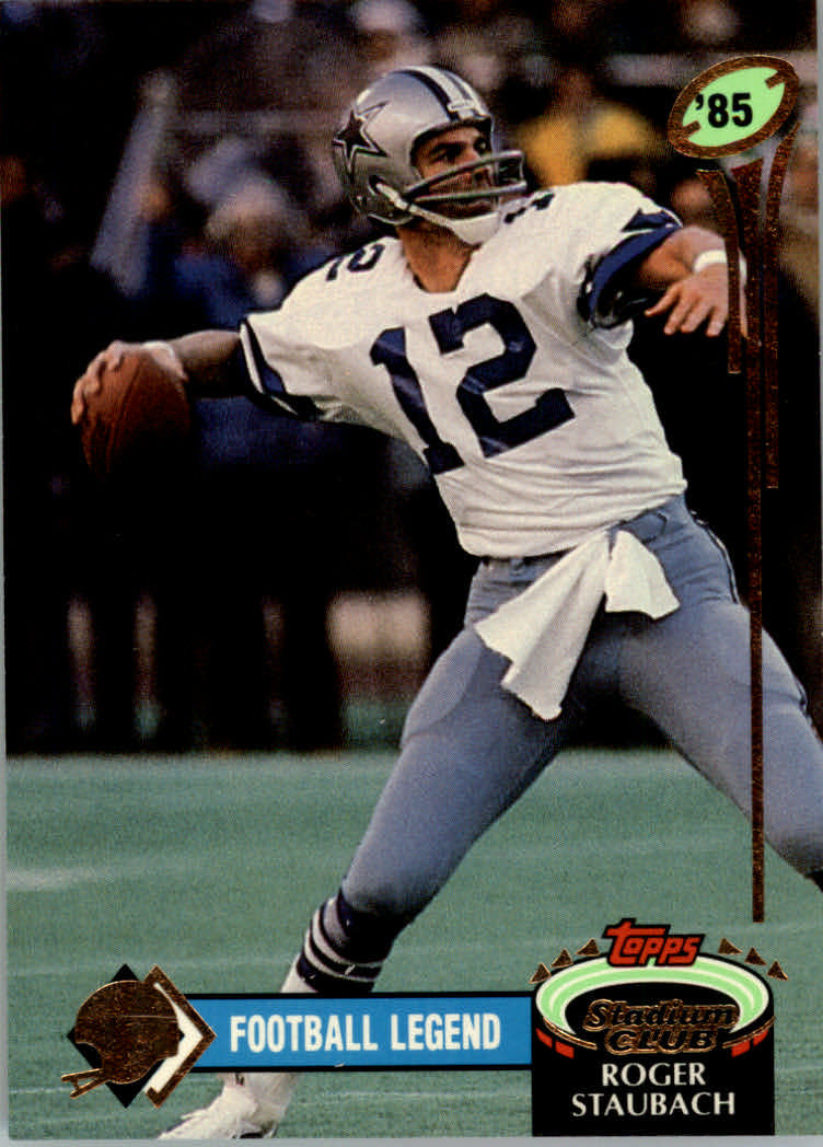 Tarjetas de inserción de ""QB Legends"" de fútbol de estadio club 1992 - Imagen 10 de 13