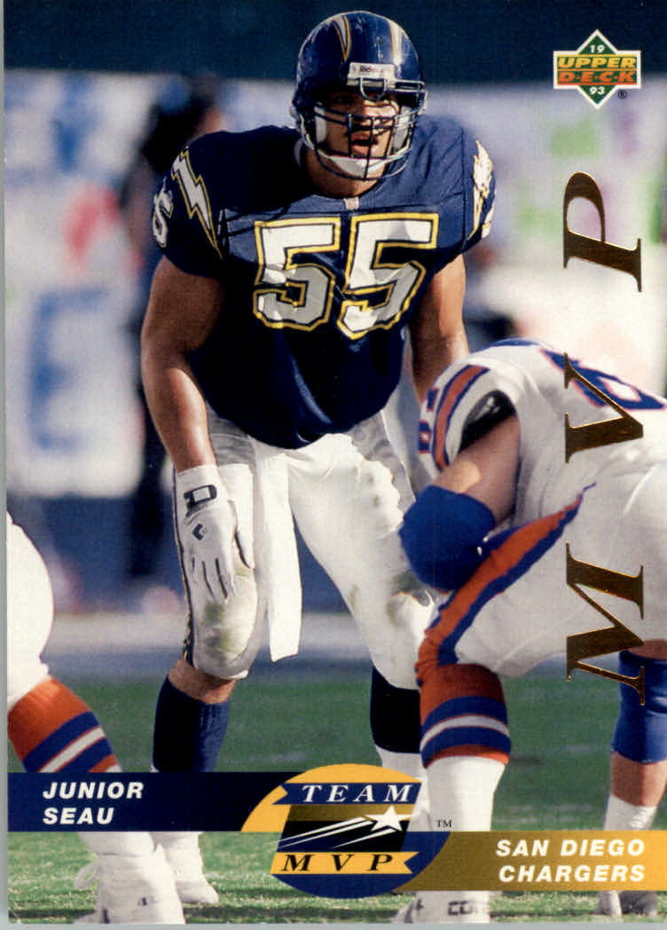 1993 Upper Deck Football "Team MVPs" Insert Cards - Picture 10 of 31