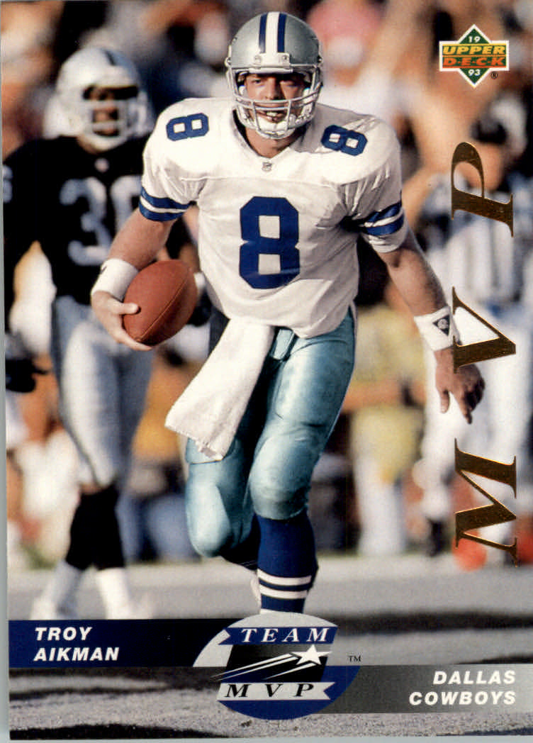 1993 Upper Deck Football "Team MVPs" Insert Cards - Picture 14 of 31
