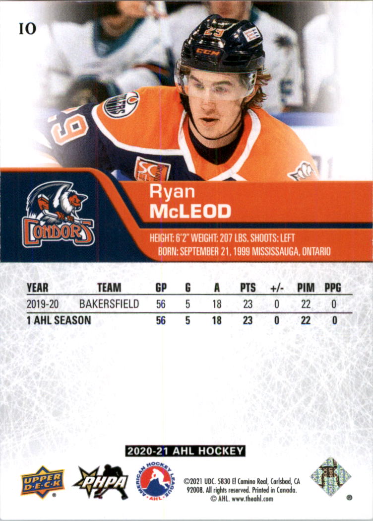 2020-21 Upper Deck AHL Hockey Card Pick - Picture 21 of 500