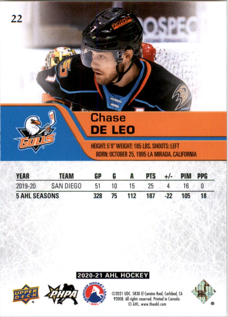 2020-21 Upper Deck AHL Hockey Card Pick - Picture 45 of 500