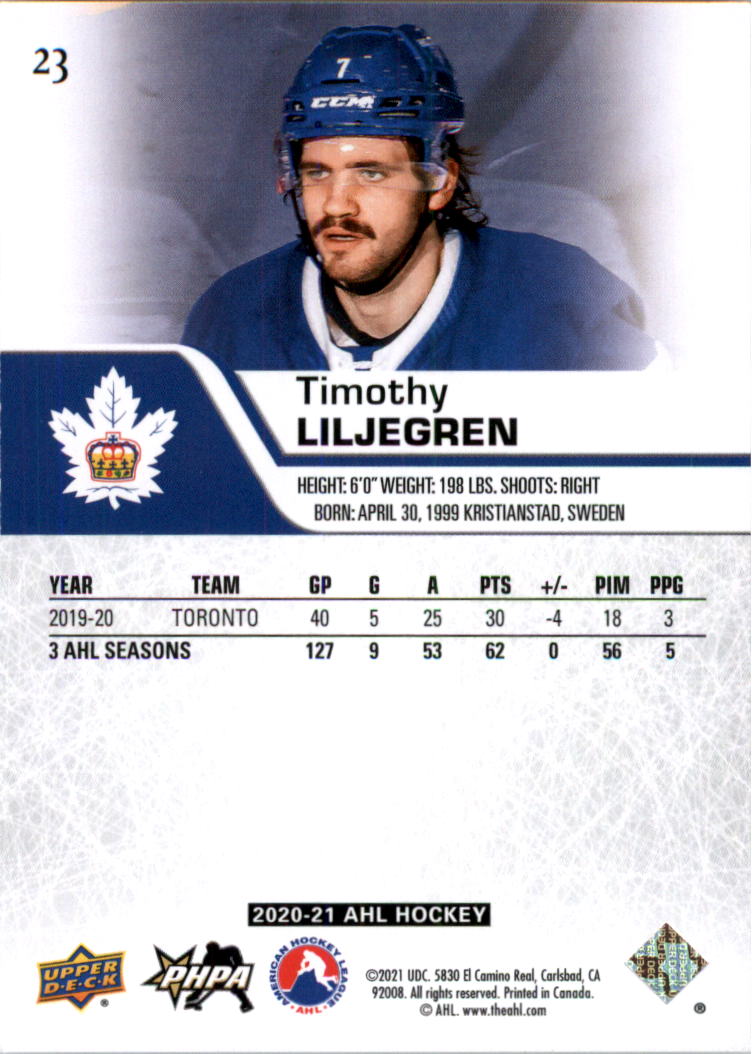 2020-21 Upper Deck AHL Hockey Card Pick - Picture 47 of 500