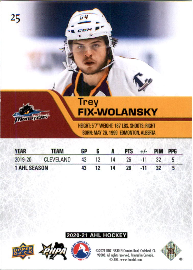 2020-21 Upper Deck AHL Hockey Card Pick - Picture 51 of 500