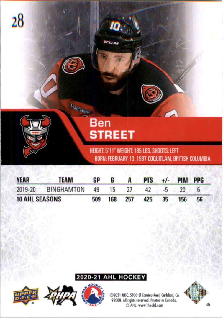 2020-21 Upper Deck AHL Hockey Card Pick - Picture 57 of 500