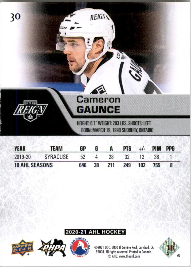 2020-21 Upper Deck AHL Hockey Card Pick - Picture 61 of 500