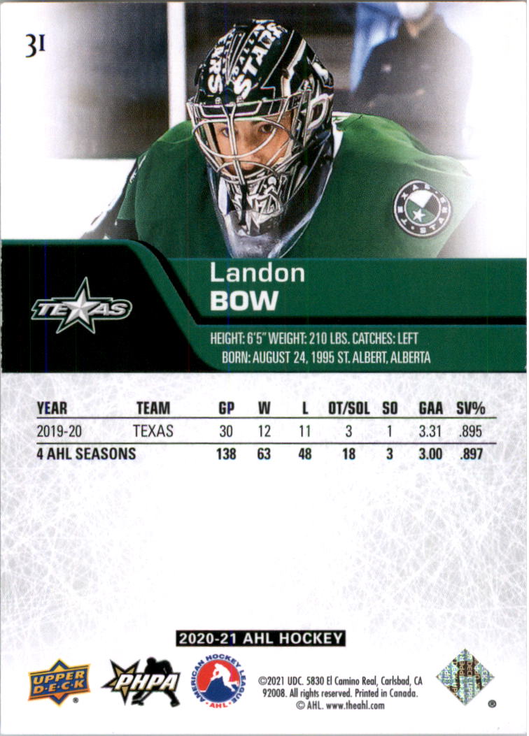 2020-21 Upper Deck AHL Hockey Card Pick - Picture 63 of 500
