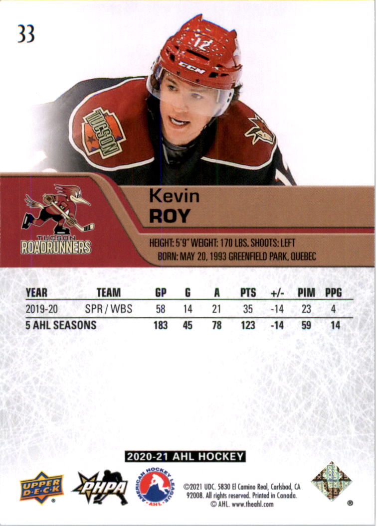 2020-21 Upper Deck AHL Hockey Card Pick - Picture 67 of 500