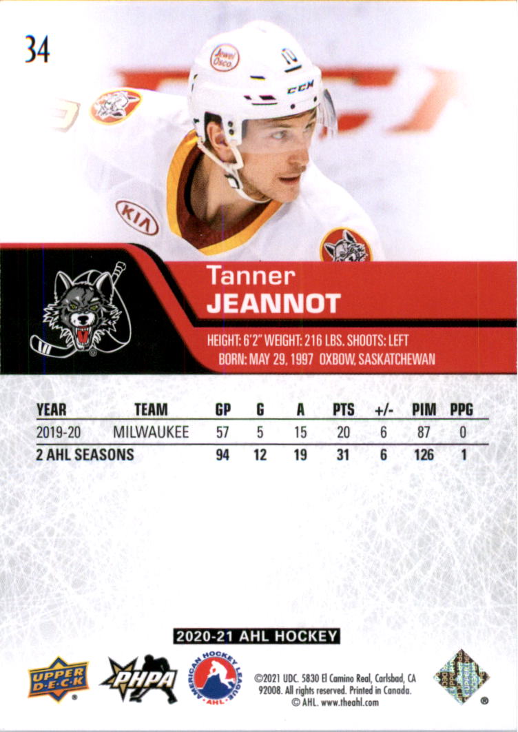 2020-21 Upper Deck AHL Hockey Card Pick - Picture 69 of 500