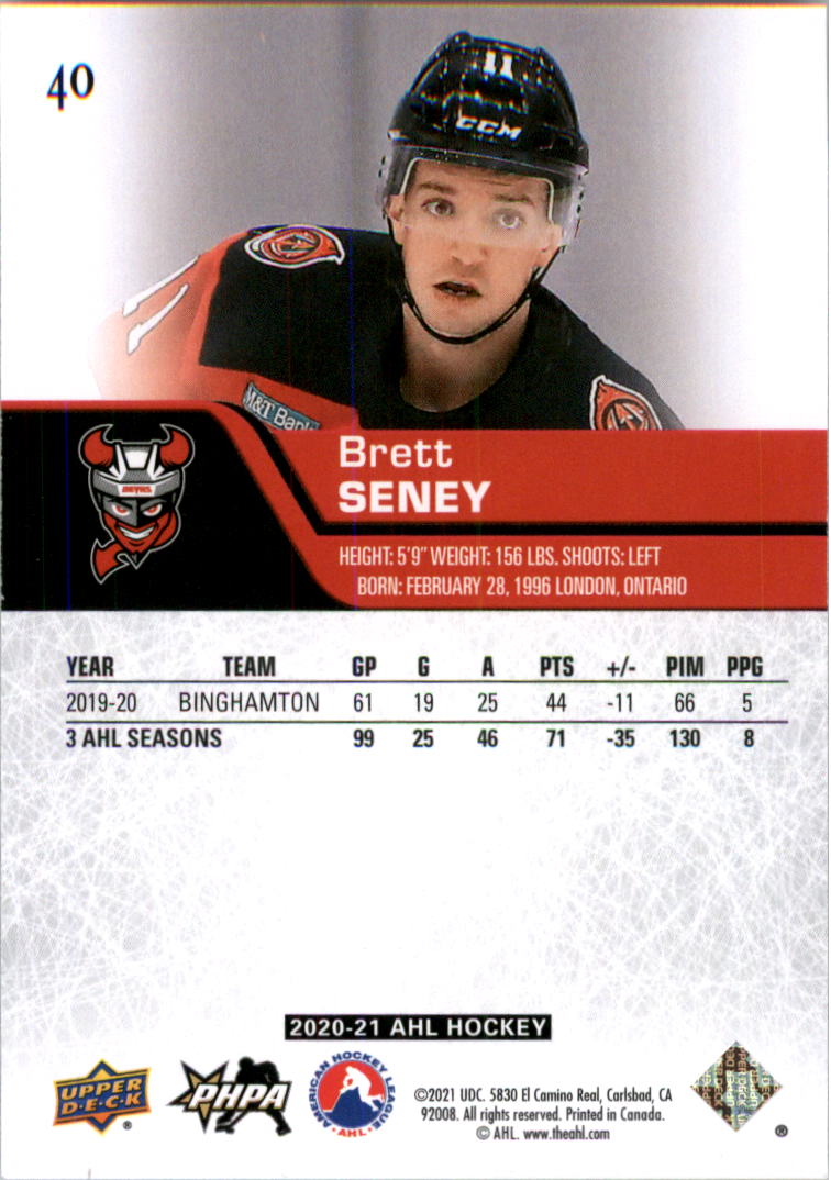 2020-21 Upper Deck AHL Hockey Card Pick - Picture 80 of 500