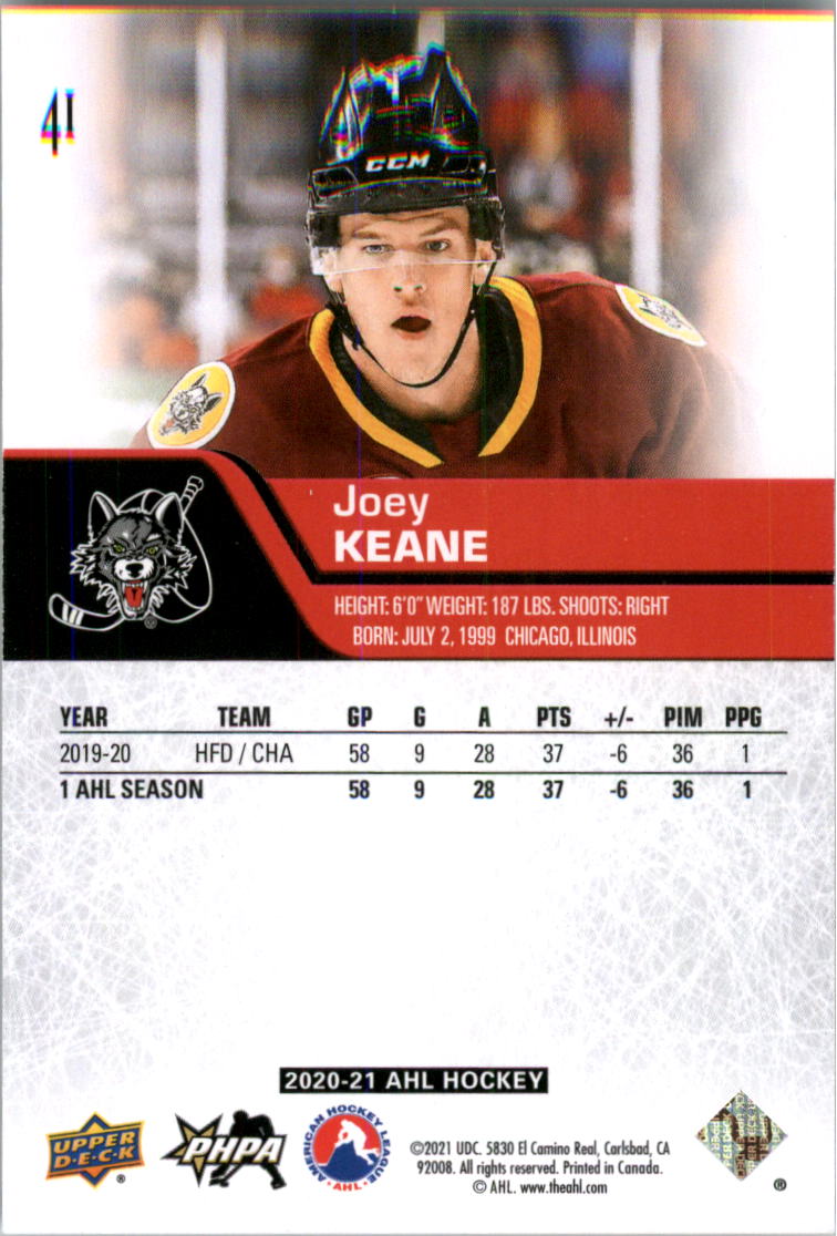 2020-21 Upper Deck AHL Hockey Card Pick - Picture 82 of 500