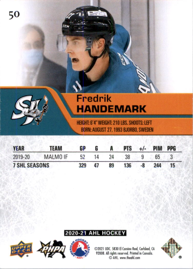 2020-21 Upper Deck AHL Hockey Card Pick - Picture 100 of 500
