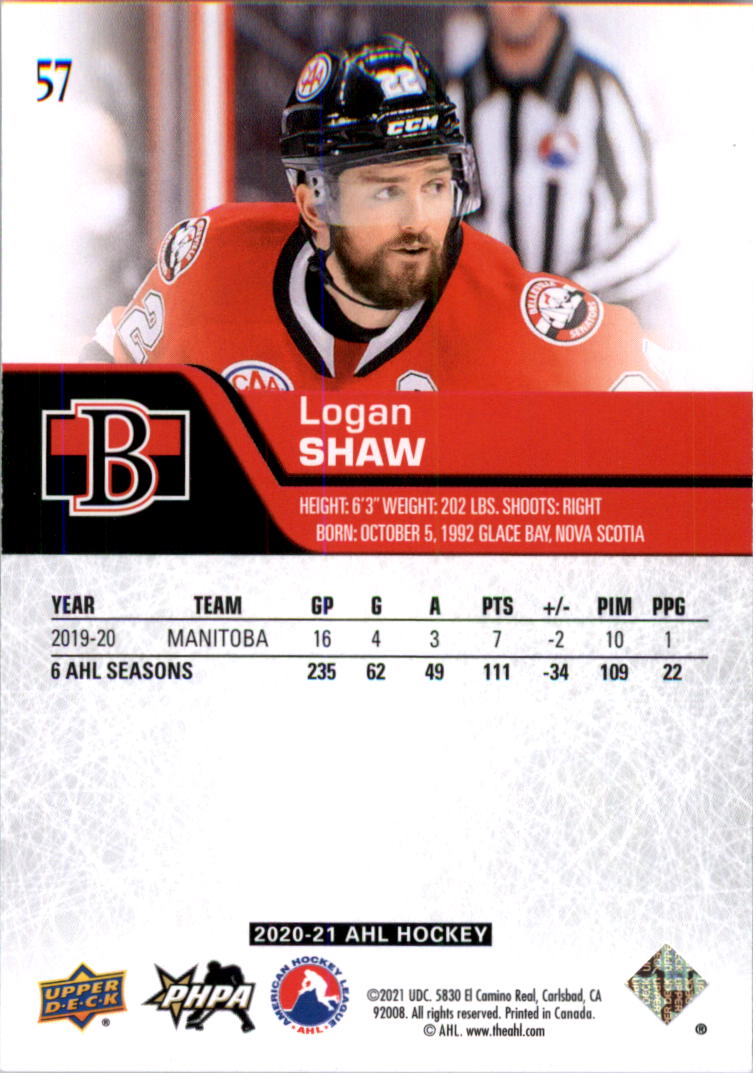 2020-21 Upper Deck AHL Hockey Card Pick - Picture 114 of 500