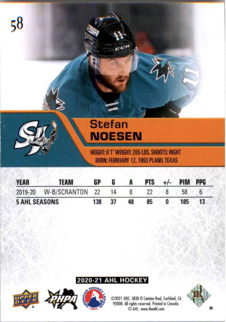 2020-21 Upper Deck AHL Hockey Card Pick - Picture 116 of 500