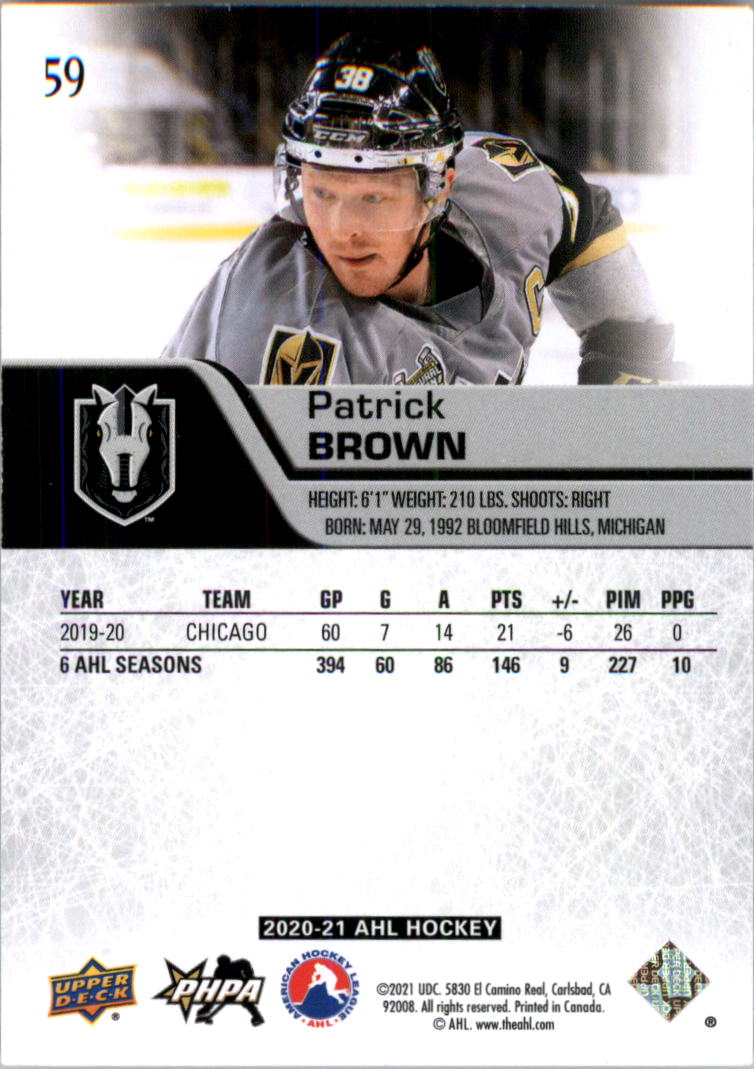 2020-21 Upper Deck AHL Hockey Card Pick - Picture 118 of 500