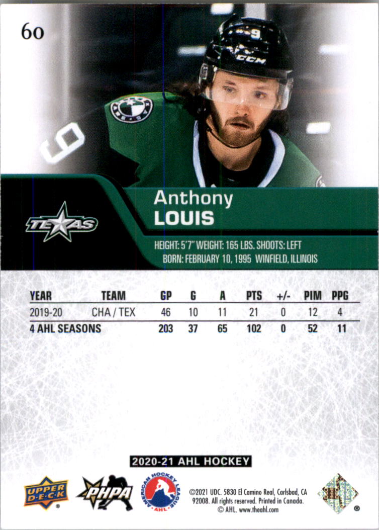 2020-21 Upper Deck AHL Hockey Card Pick - Picture 120 of 500