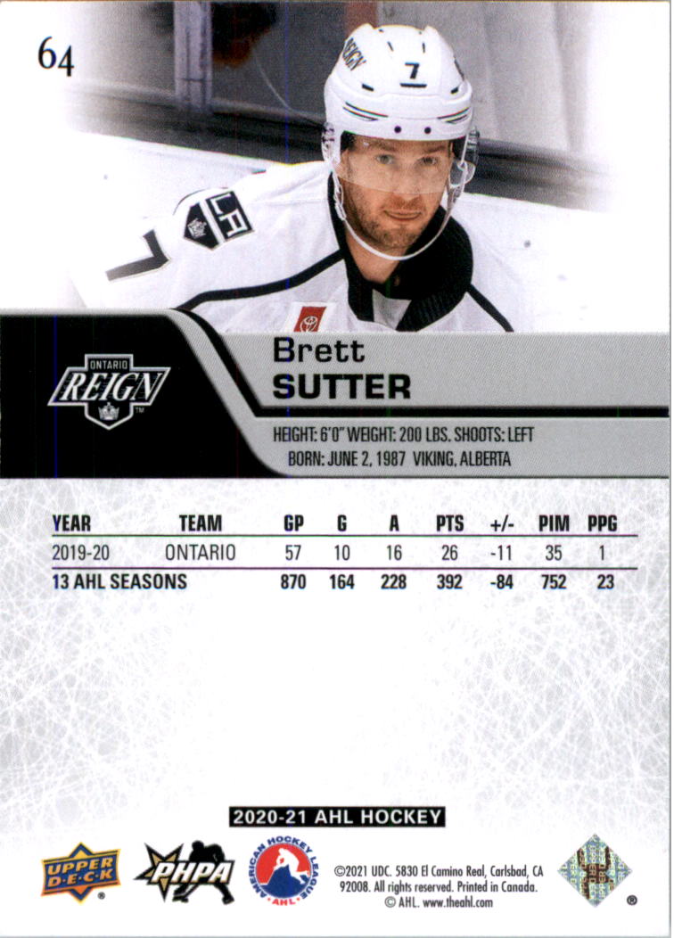 2020-21 Upper Deck AHL Hockey Card Pick - Picture 128 of 500