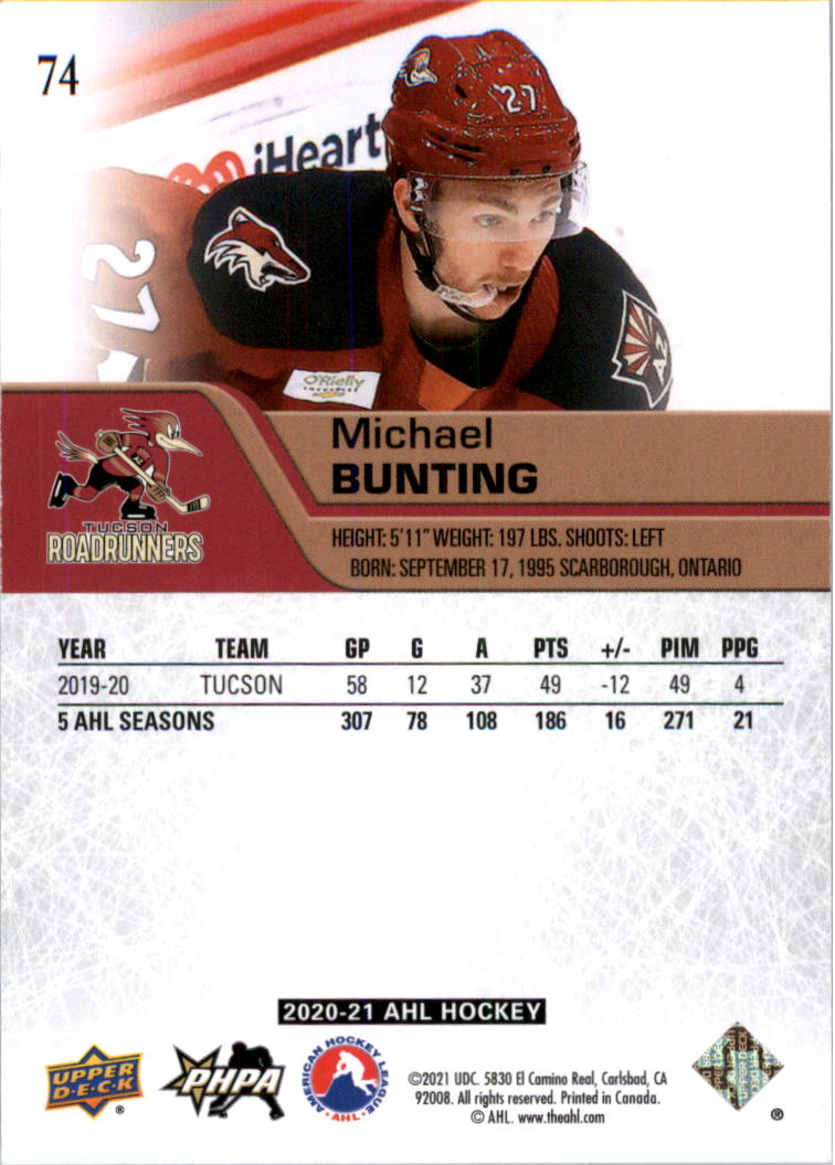 2020-21 Upper Deck AHL Hockey Card Pick - Picture 148 of 500