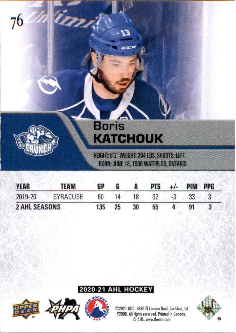 2020-21 Upper Deck AHL Hockey Card Pick - Picture 152 of 500