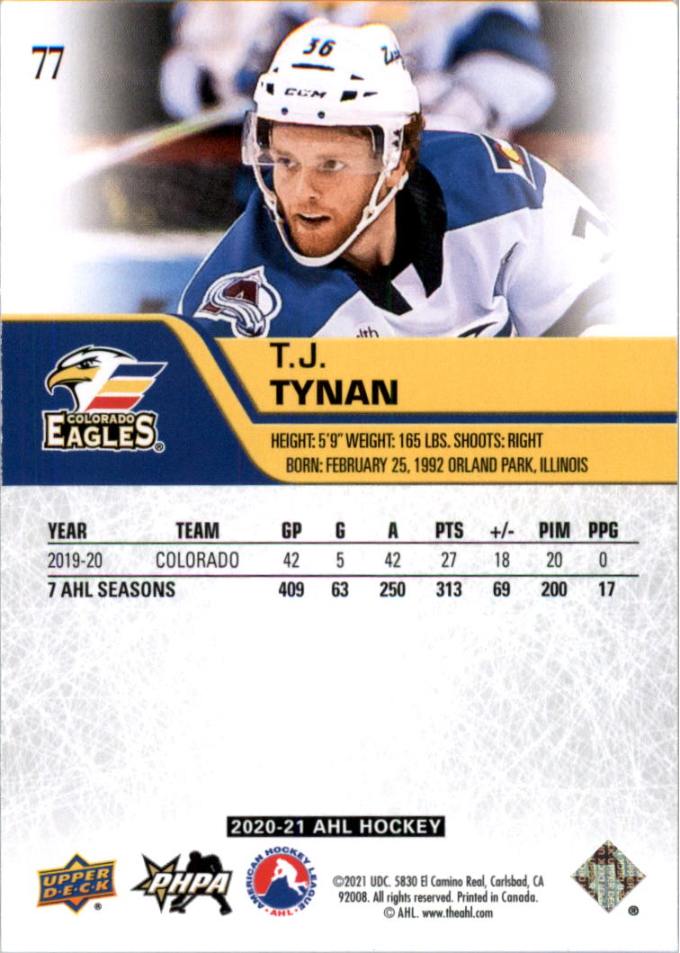 2020-21 Upper Deck AHL Hockey Card Pick - Picture 154 of 500