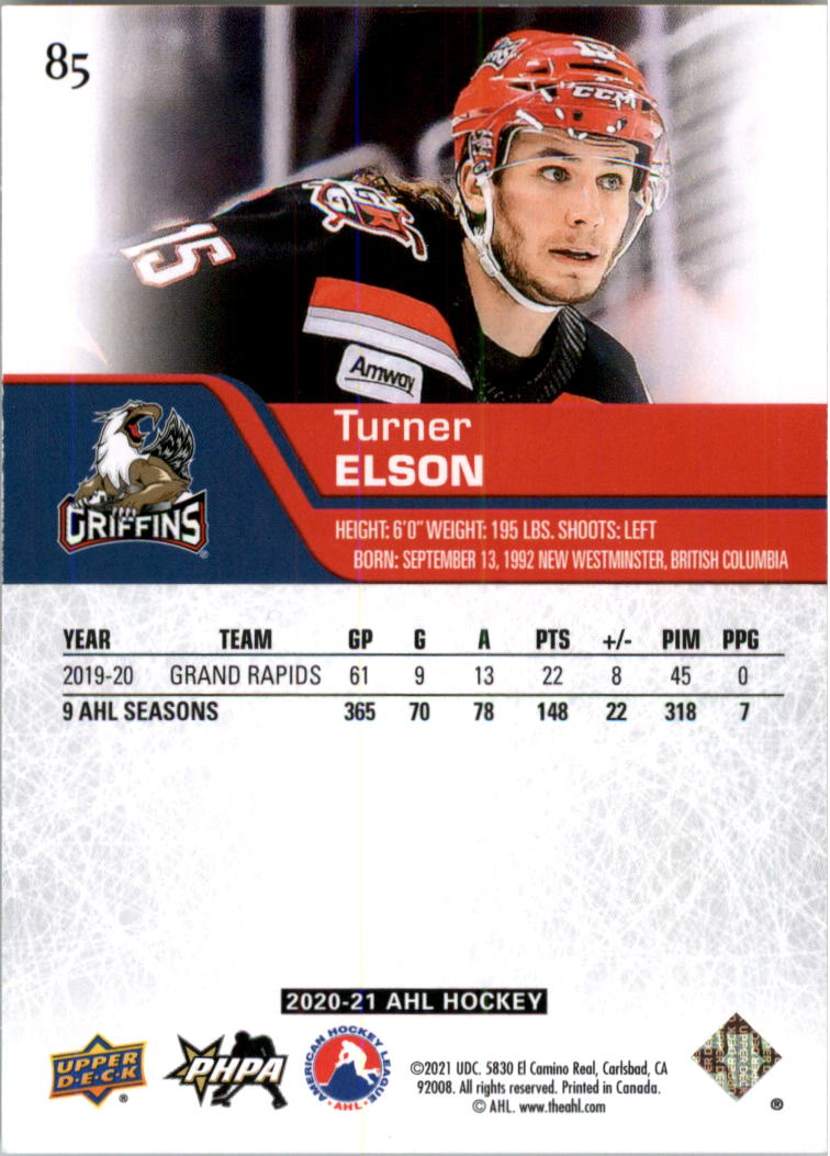 2020-21 Upper Deck AHL Hockey Card Pick - Picture 170 of 500