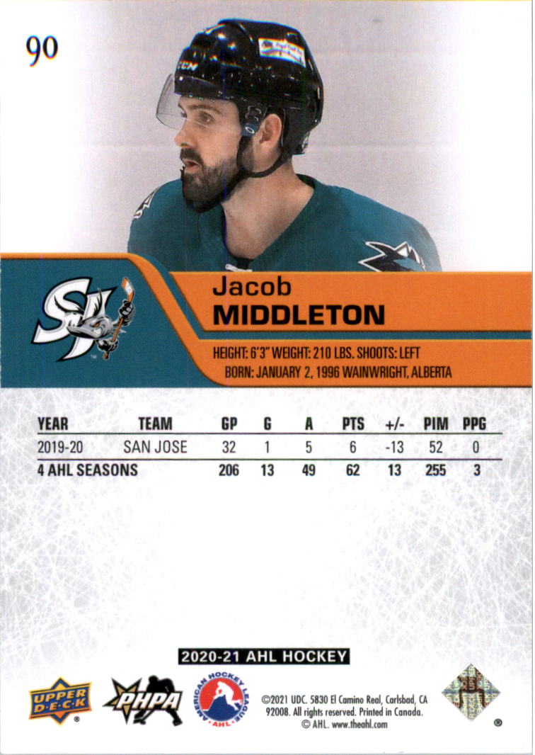 2020-21 Upper Deck AHL Hockey Card Pick - Picture 180 of 500