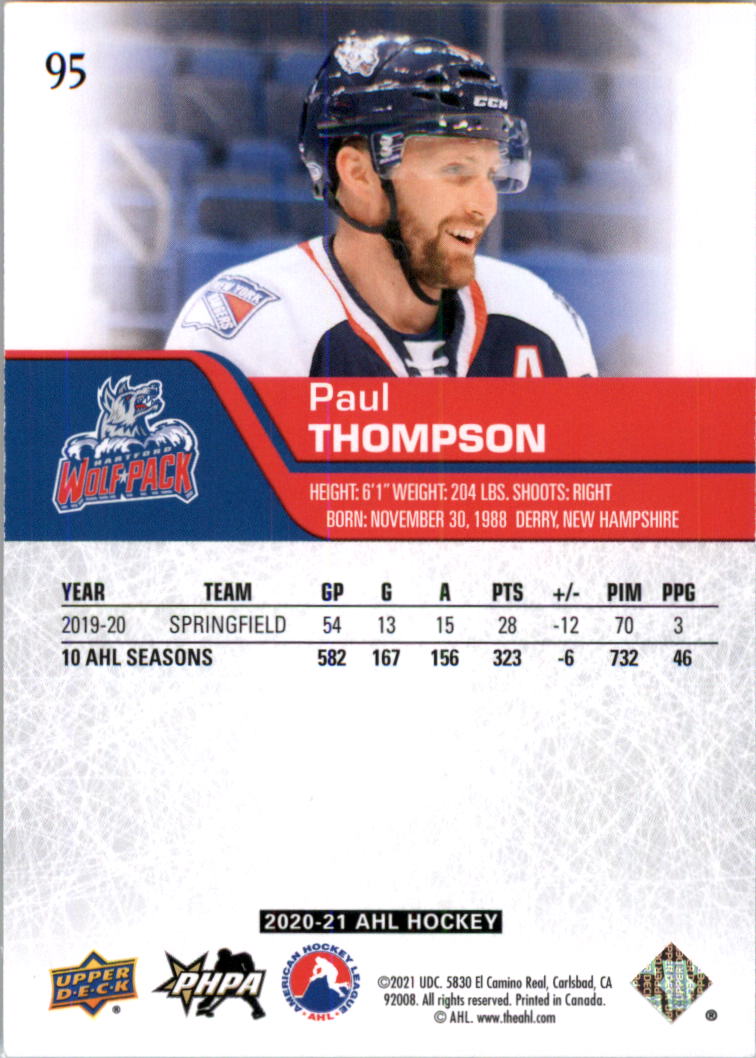 2020-21 Upper Deck AHL Hockey Card Pick - Picture 190 of 500