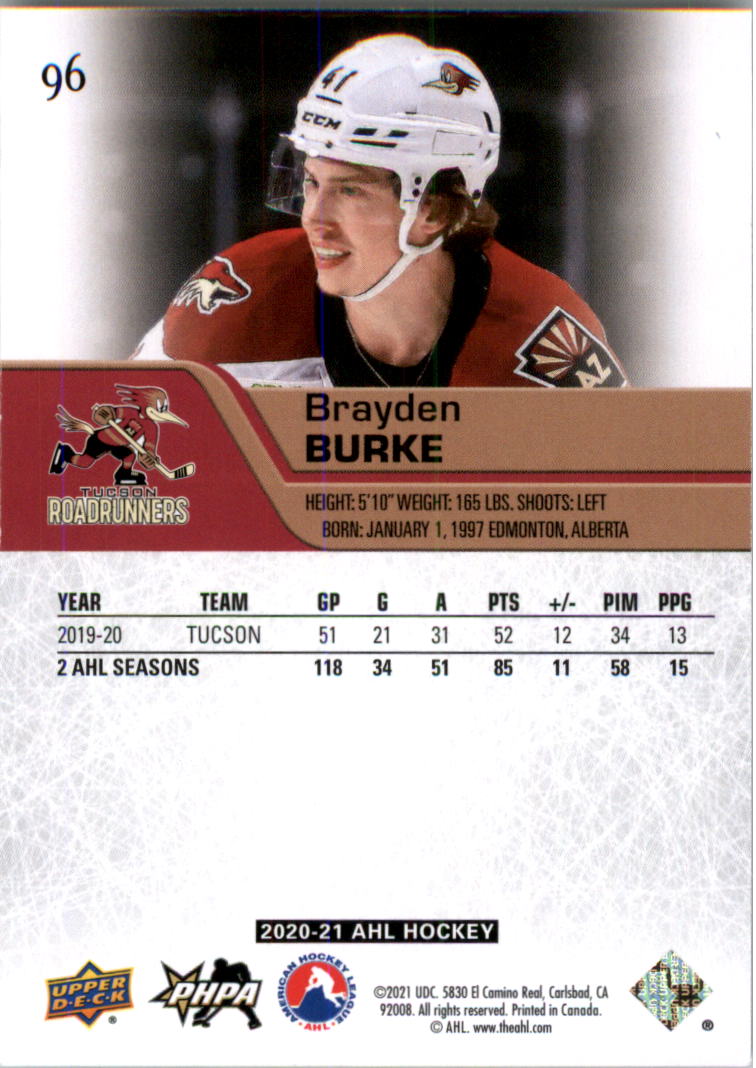 2020-21 Upper Deck AHL Hockey Card Pick - Picture 192 of 500