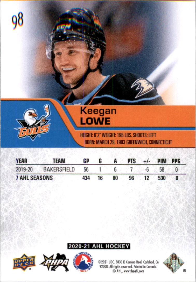 2020-21 Upper Deck AHL Hockey Card Pick - Picture 196 of 500